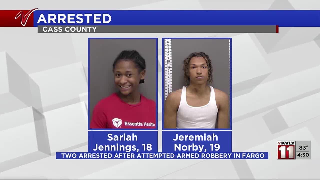 Two arrested after attempted armed robbery in Fargo - YouTube