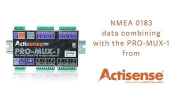 Professional NMEA 0183 data combining and routing with the PRO-MUX-1