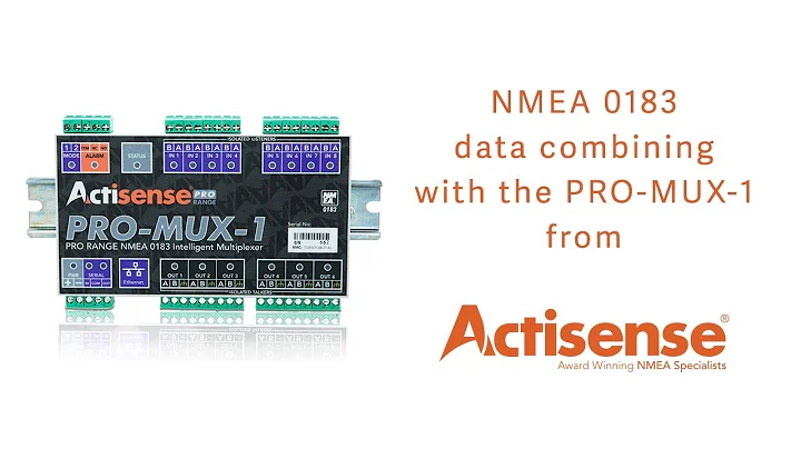 Professional NMEA 0183 data combining and routing with the PRO-MUX-1