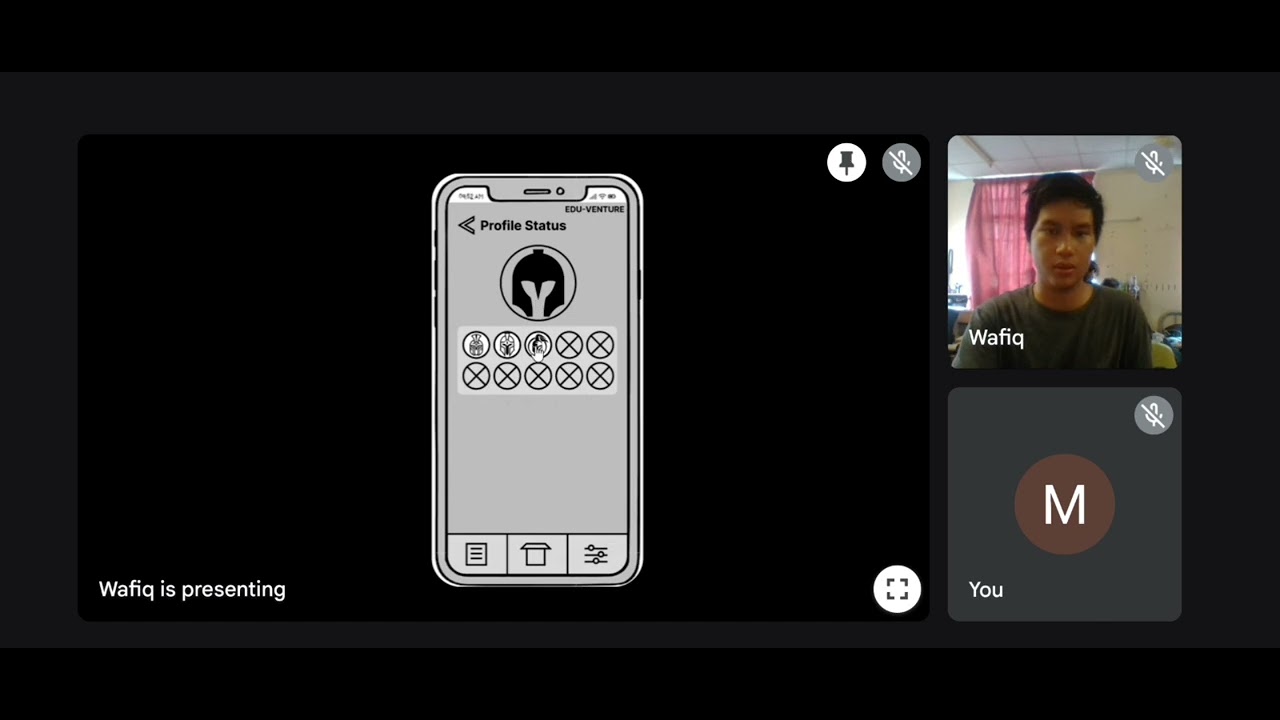 MUHAMMAD WAFIQ - Usability Testing Mujahid (Edu-Venture  - Figma)