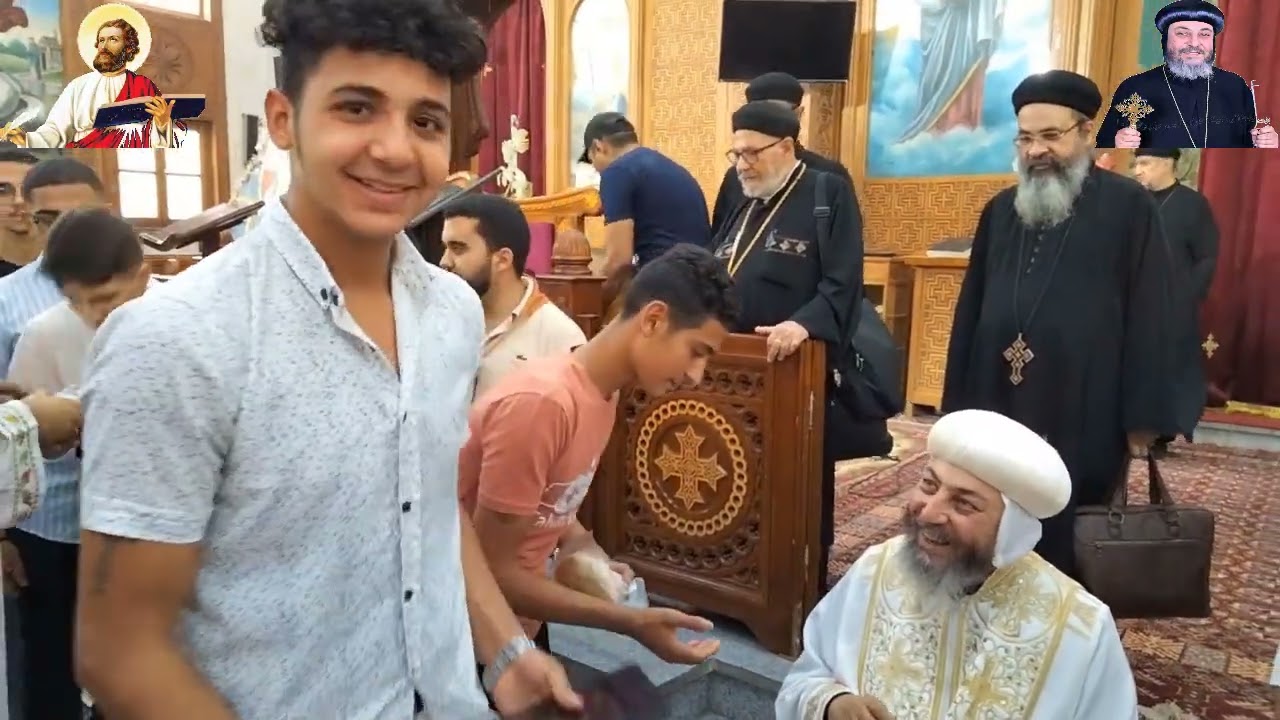 نجاحاً للطلبة والطالبات .يا رب ارحم . من قداس الثانوية العامة  للانبا انيانوس اسقف بنى مزار والبهنسا