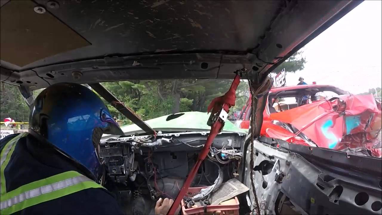 demolition derby 2016 NORLAND DEMOLITION DERBY FULLSIZE INCAR # 2814