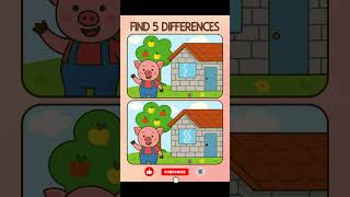 #short Can You Spot 5 Differences in 15 Seconds | Find 5 Points #19