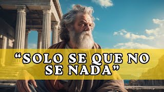 Significado de la Frase " YO SOLO SE QUE NO SE NADA" |  Socrates | Filosofia