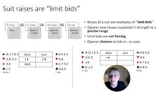 Revision Lesson 1 Beginning Bridge – Opening bids and limit bid raises – part 2