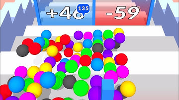 BALLS ON STAIRS 🔵🟡- All Levels Gameplay Android, iOS v.9