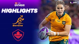 Australia v Canada Highlights | Women's Semi-Final | HSBC SVNS Singapore 2026