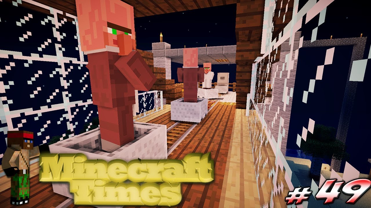 Minecraft Times 49 Villager Transportation Via Minecarts YouTube Minecraft times 49 villager transportation via minecarts youtube