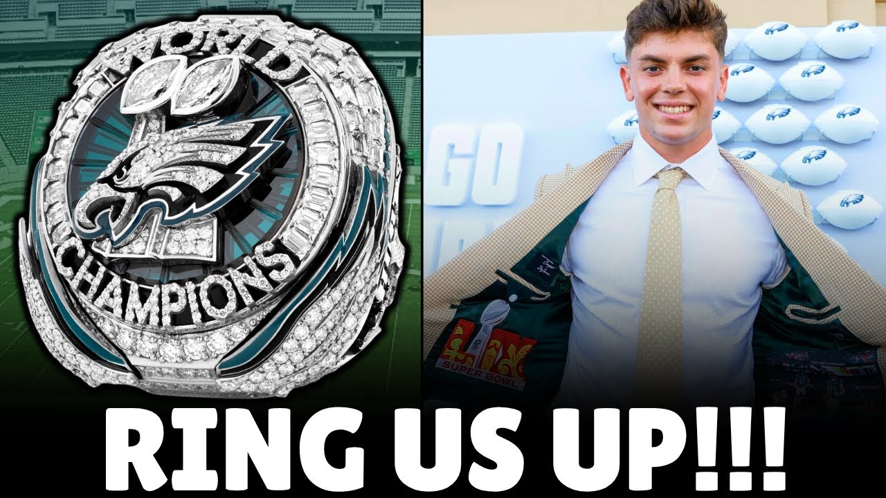 The Philadelphia Eagles Super Bowl Rings REVEALED - GOAT RINGS!! - YouTube
