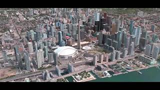 3D Map Flyover || Toronto City Visit.