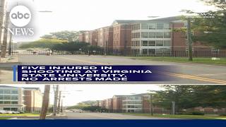 Five injured in shooting at Virginia State University no arrests made