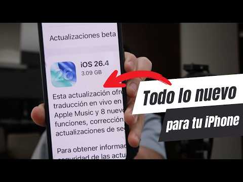 iOS 26.4 ya está disponible: esto es TODO lo nuevo 📱🔥