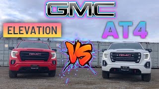 What’s the difference between the 2021 GMC Sierra Elevation and AT4?!