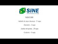 Vagas de Emprego - 26/05/2026