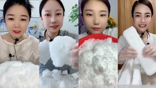 ONLY BITES | ASMR ICE EATING | FREEZER  ICE | CRUSHED ICE | SOFT ICE screenshot 1