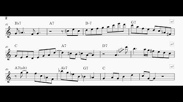Heartaches, Dexter Gordon transcription