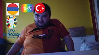Ermenistan 1-2 Türkiye  A.Milli Maçı Tepkİ verdim