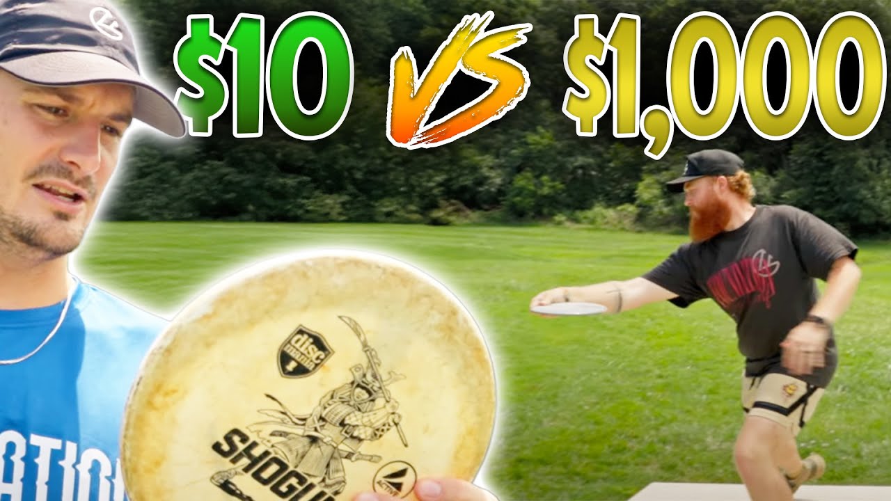 $10 vs. $1000 Disc Golf Bag Battle - YouTube