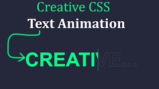 CSS Creative Text Animation Effects