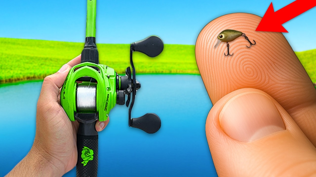 Small vs Big Baits Fishing Challenge