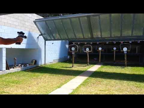 Qld Training Centre - Steel Challenge shooting a .38 Calibre STI super red dot