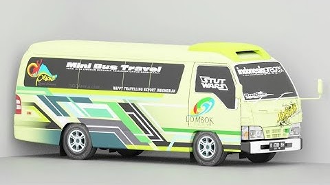 Isuzu NK71 Elf Mod Bus simulator Indonesia mod gameplay 🚌