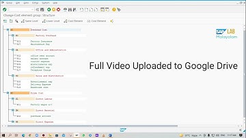 Cost Element Group in SAP Controlling  - KAH1