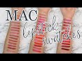 MAC Lipstick Swatches | EVERY LIPSTICK I OWN