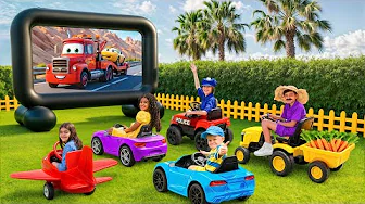 Car Cinema Adventure for kids with Oliver
