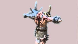 Warhammer GRIM AGE - Armor Elite Berserker A Turntable Video