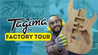 I visited BRAZIL's Premiere Guitar Factory! Tagima Guitars