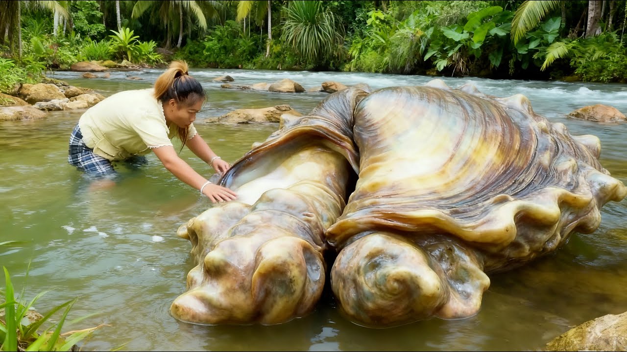 A century old unique clam has captured the hearts of many people with its beautiful pearls