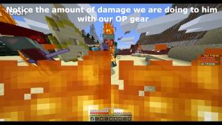 HC Server - Kit PVP - Ctyl1 Hacks *he got banned :) for hacking*