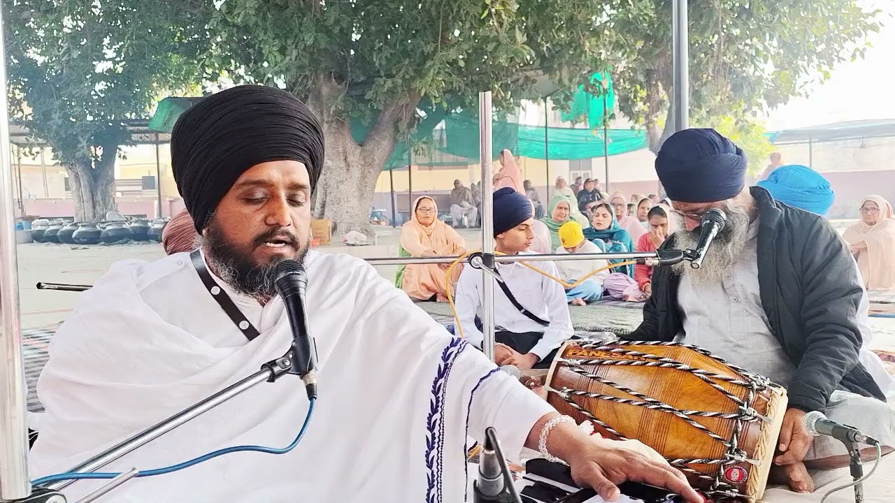 ਕੀਰਤਨ ਹਾਜ਼ਰੀ ਪਿੰਡ ਬੱਸੀਆ ਨਾਥਾਂ ਵਾਲੇ ਡੇਰੇ ਭੋਗ ਸਮੇਂ ਭਾਈ ਗੁਰਜੰਟ ਸਿੰਘ ਜੀ ਰਾਏਕੋਟ ਬੱਸੀਆਂ 98763 - 24429 