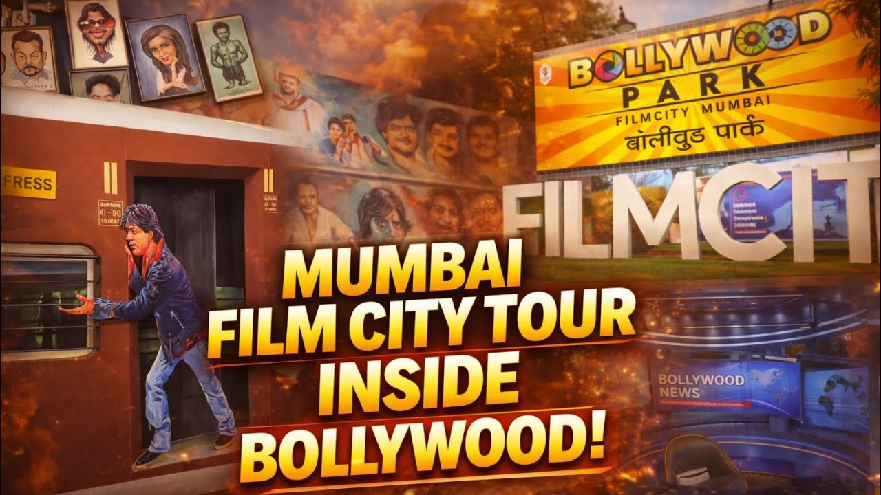 Mumbai Film City Tour 🎬 Inside Bollywood’s Secret World!  #vlog #youtube 