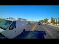 Unbelievable Jackass - changes lanes with inches to spare.