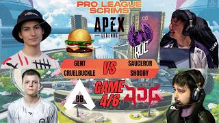 Sauceror vs ImMadness vs Verhulst vs Shooby vs Gent vs CruelBuckle - The CRAZIEST Apex Fight Ever 😱🔥
