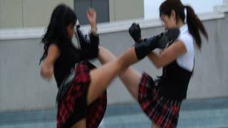 Schoolgirls Fighting