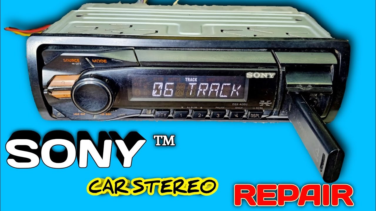 sony car stereo usb error