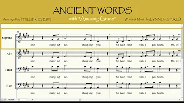 Ancient Words with Amazing Grace | SATB | Soprano