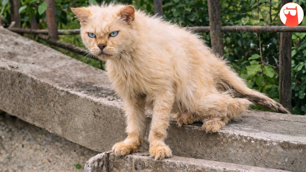 This Cat Was Trapped in a Cage for 13 Years Until One Car Suddenly Stopped