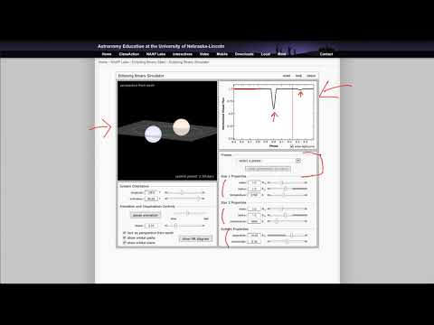 NAAP Lab 10 - Eclipsing Binary Simulator Demo