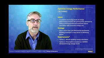 Practices for Sustainable Architecture LEED v4 Energy and Atmosphere