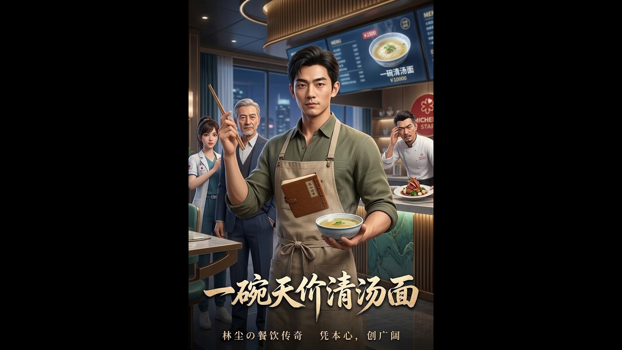 【一口气看完】《一碗天价清汤面》#短剧 #AI短剧 #逆袭 #drama #爽剧 #鲨鱼先生