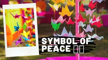 Quick Easy!!.DIY Origami Paper Bird Crane/A Symbol of Peace in Japan/ Traditional Japanese Culture🕊
