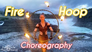 Fire Hula Hoop Choreography Dance to Mortals by Warriyo