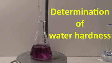 Determination of water hardness (titration)