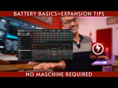 Native Instruments Battery 4: Basics + using Expansions 2021!