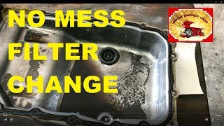 TRANSMISSION PAN HACK to REMOVE with NO MESS or SPILL!