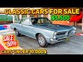 20 Magnificent Classic Cars Under $10,000 Available on Craigslist Marketplace! Perfect Cars!